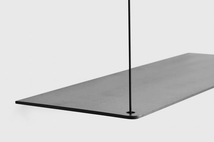 Etagère Stedge 80 cm, Frêne teinté noir Woud
