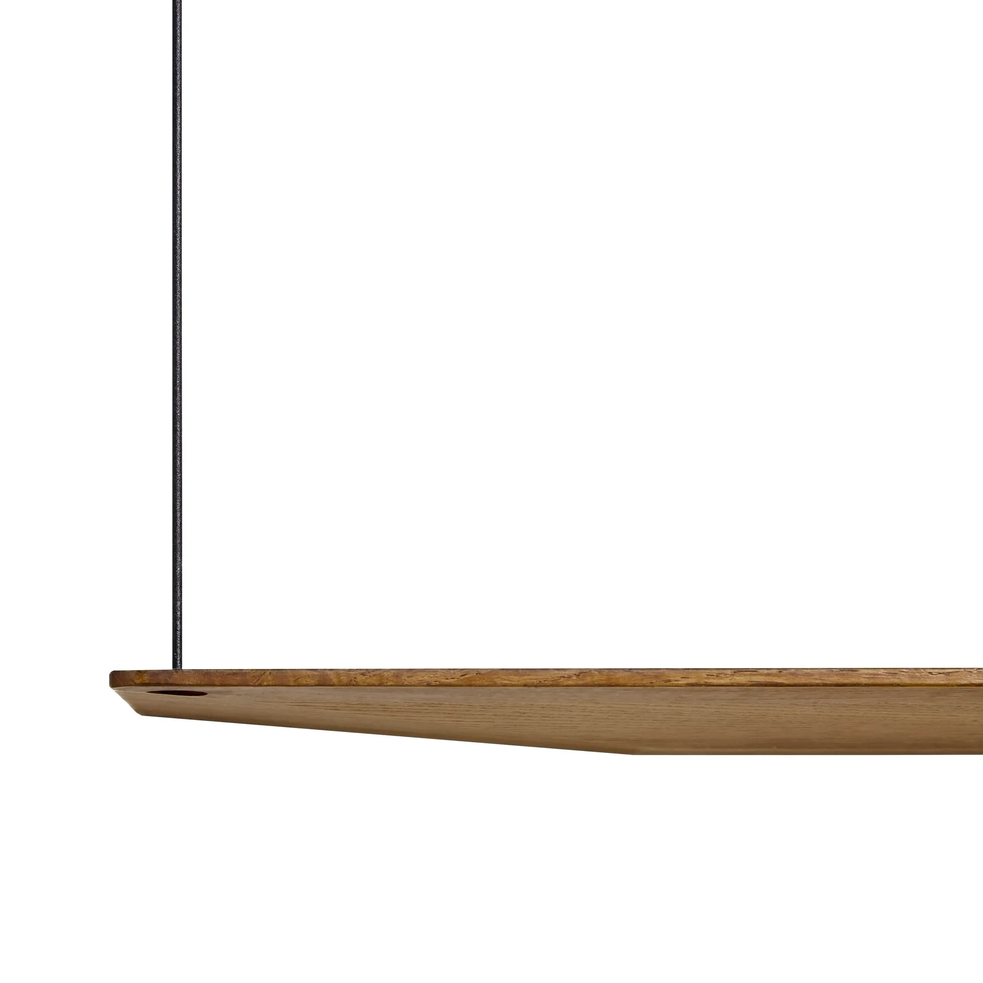 Etagère Stedge, Chêne fumé-noir, 80 cm, 2 étagères Woud
