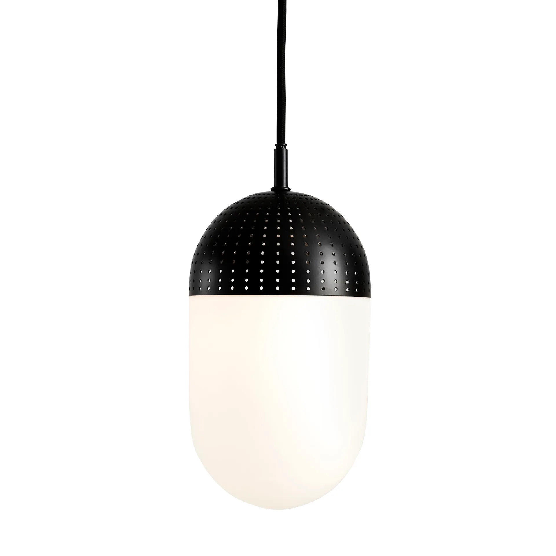 Lampe à suspension Dot grande, noir Woud