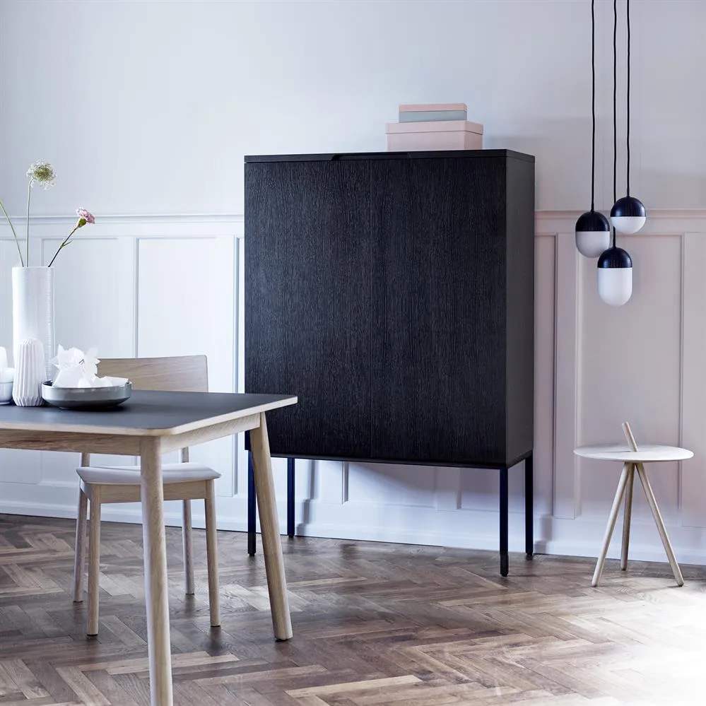 Lampe à suspension Dot moyenne, noir Woud