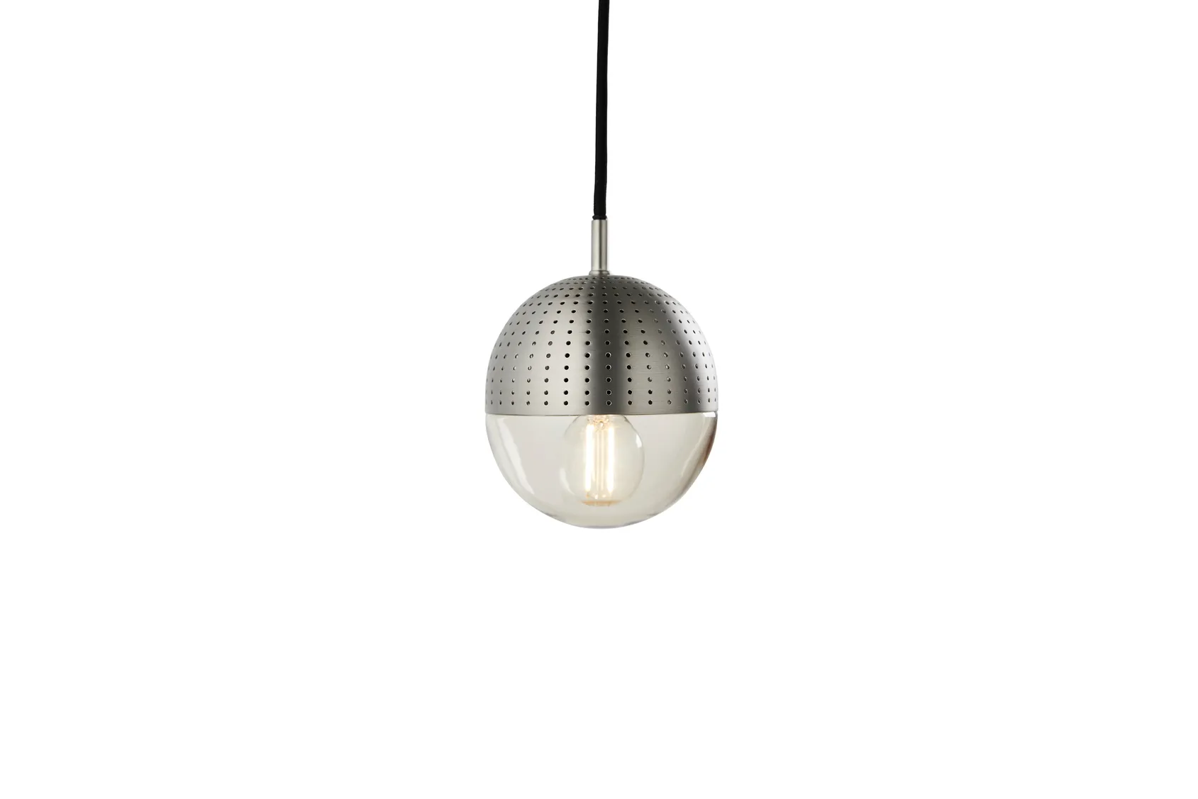 Lampe à suspension Dot petite, Satin Woud