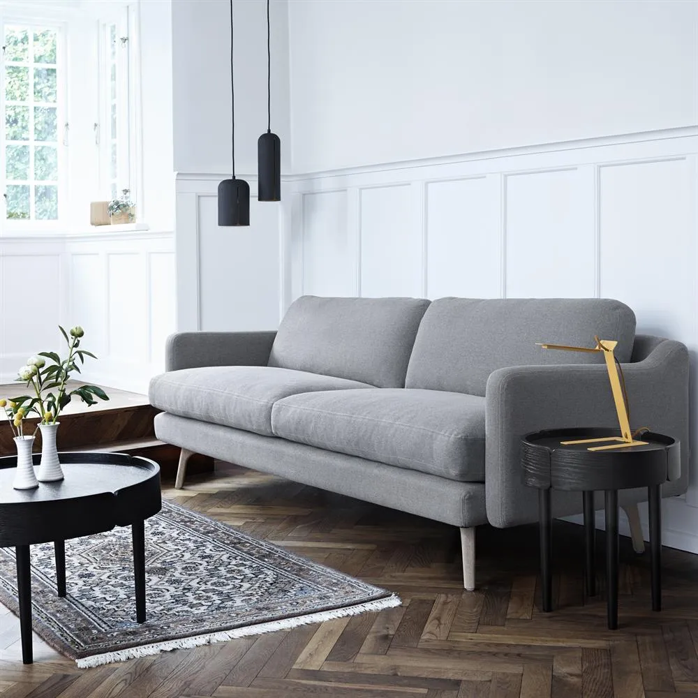 Lampe à suspension Gap courte, noir Woud