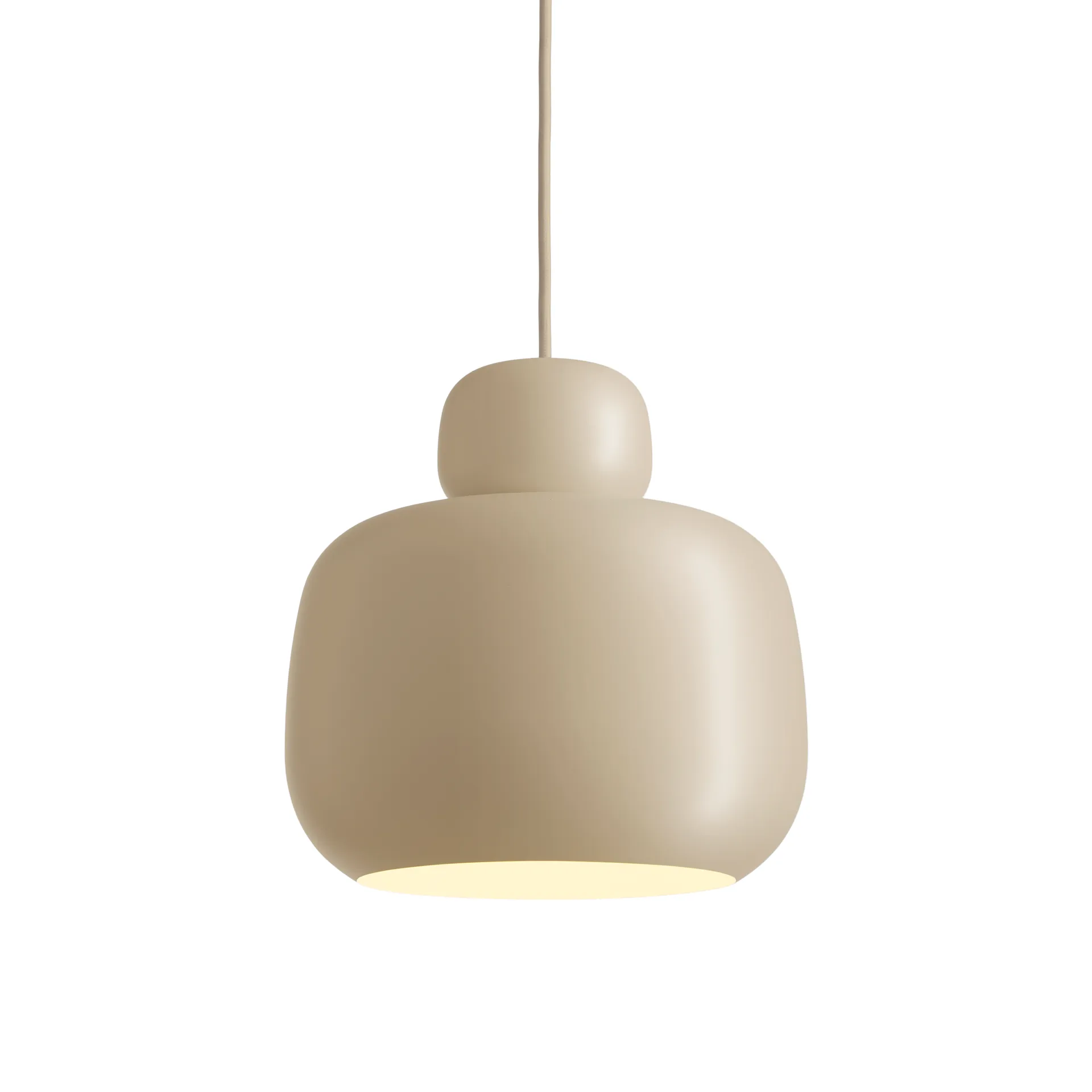 Lampe à suspension Stone large, Beige Woud