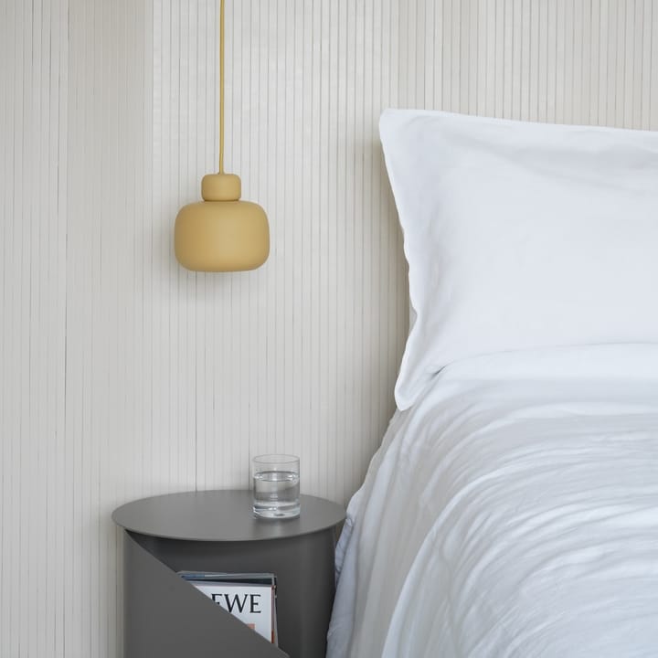 Lampe à suspension Stone petite - Jaune moutarde - Woud