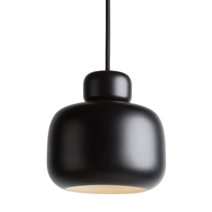 Lampe à suspension Stone petite - noir - Woud