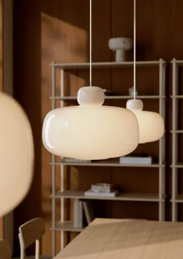 Lampe à suspension Stone small - Grand, ovale - Woud