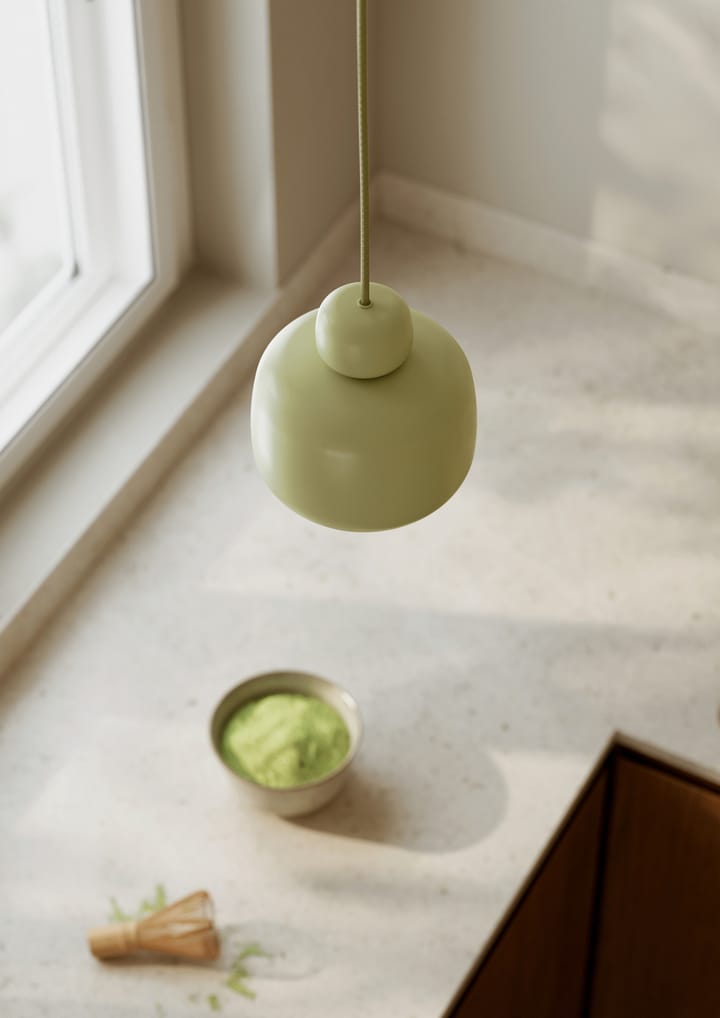 Lampe à suspension Stone small, Matcha green Woud