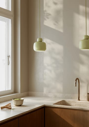 Lampe à suspension Stone small - Matcha green - Woud