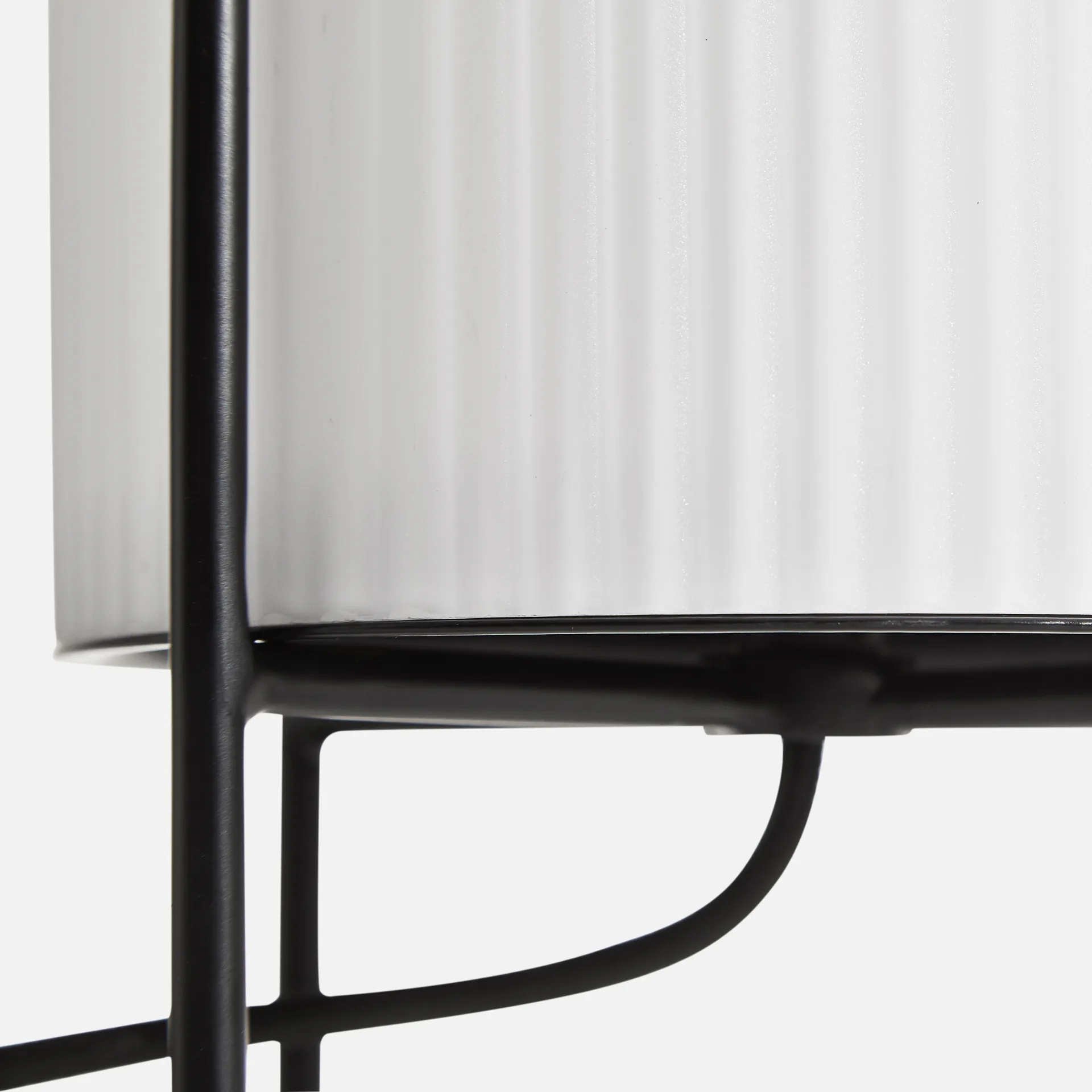 Lampe de table Ghost, Noir-verre opal brillant Woud