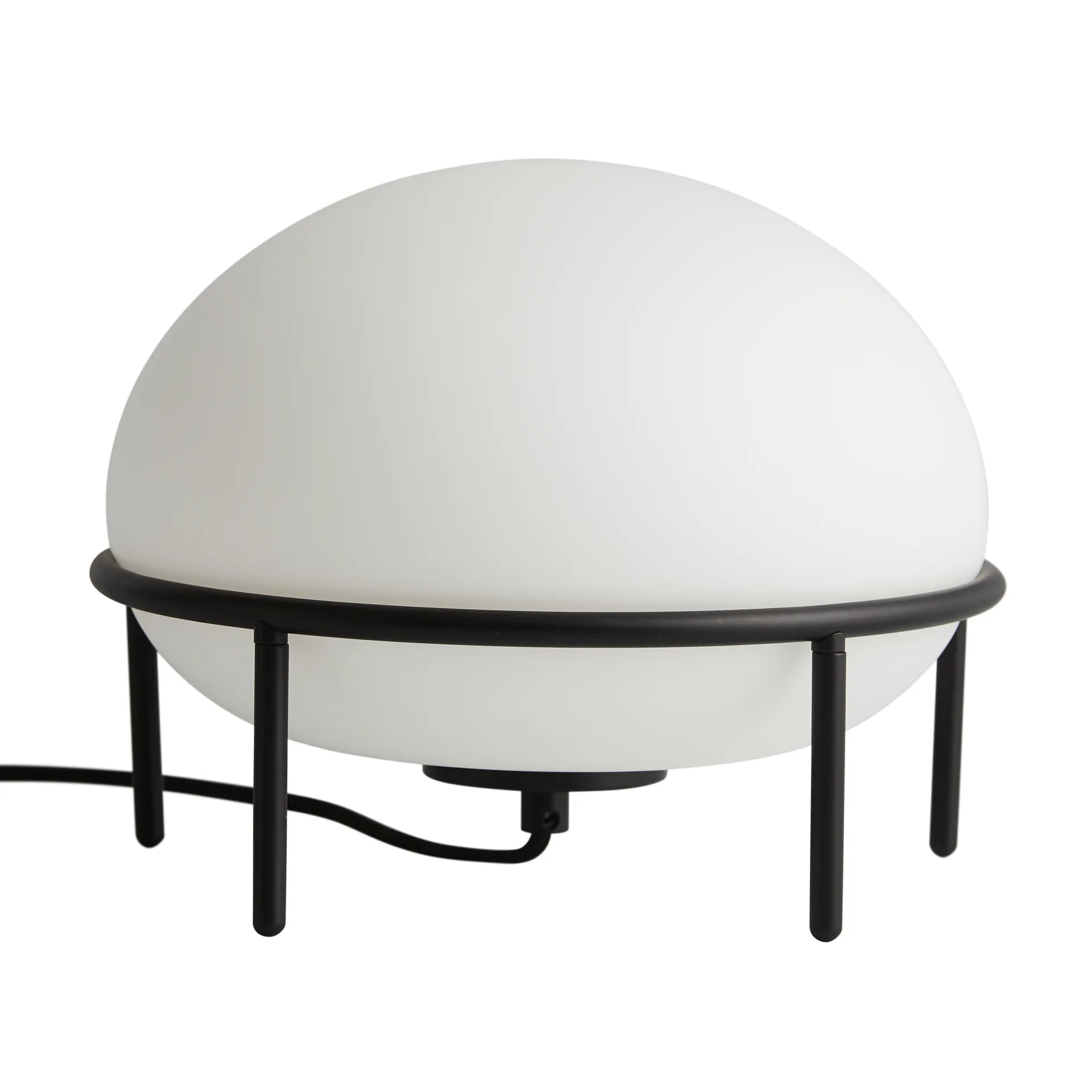 Lampe de table Pump, noir, opale Woud