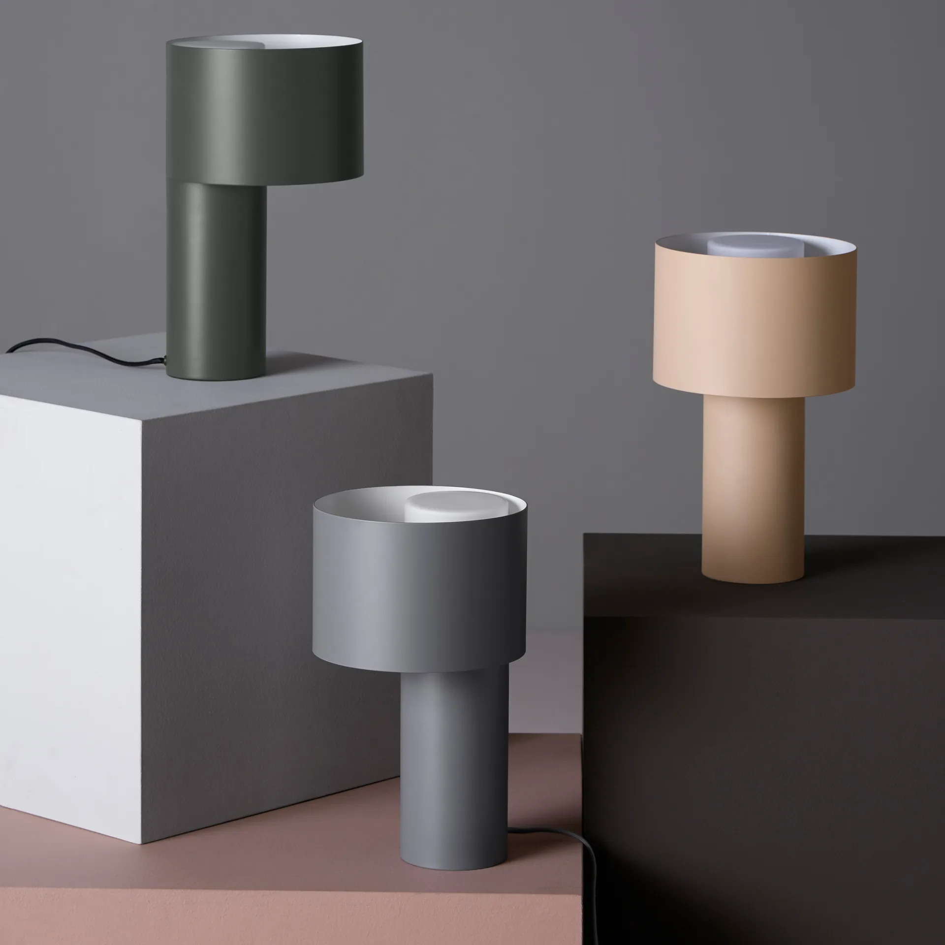 Lampe de table Tangent, vert Woud