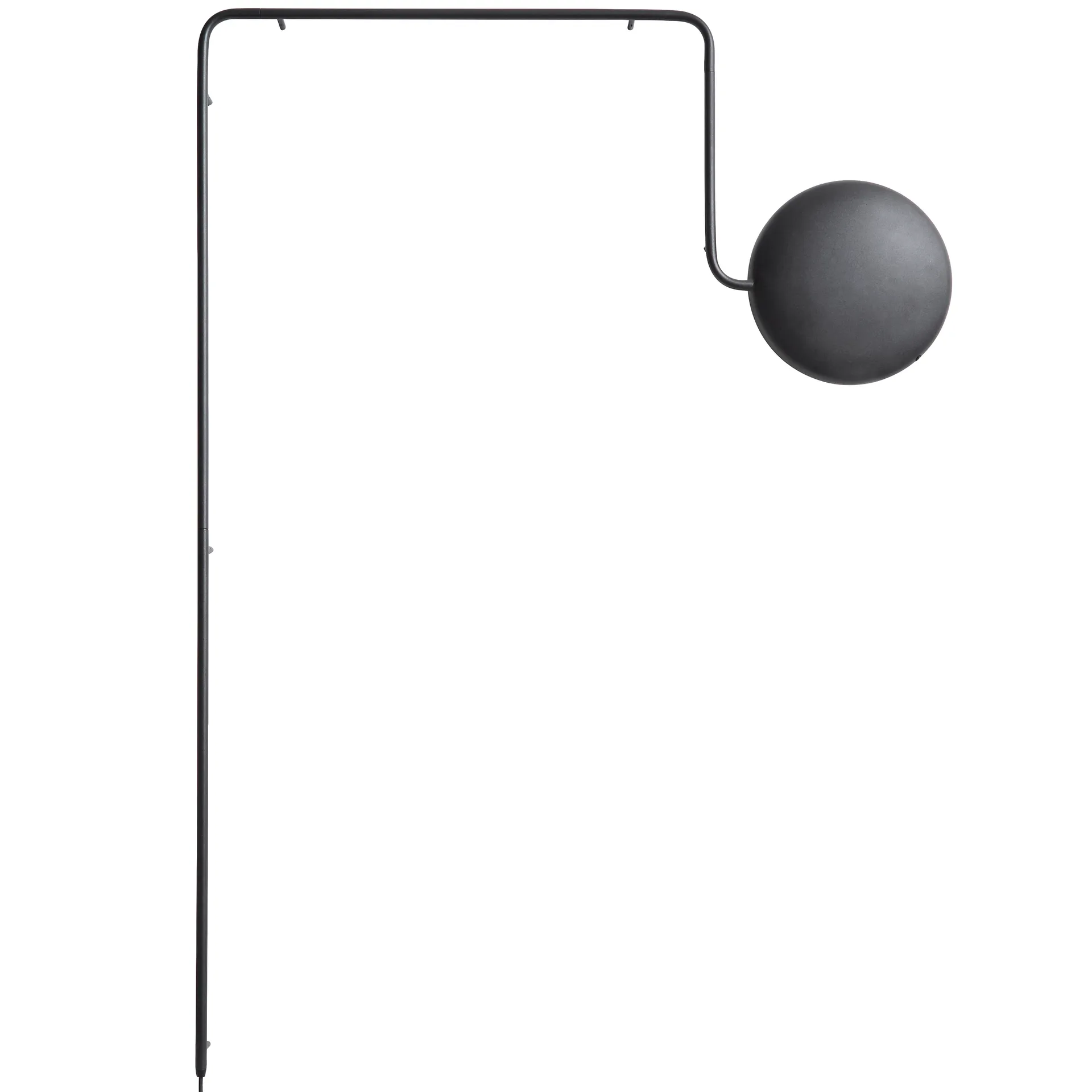 Lampe murale Mercury, noir Woud