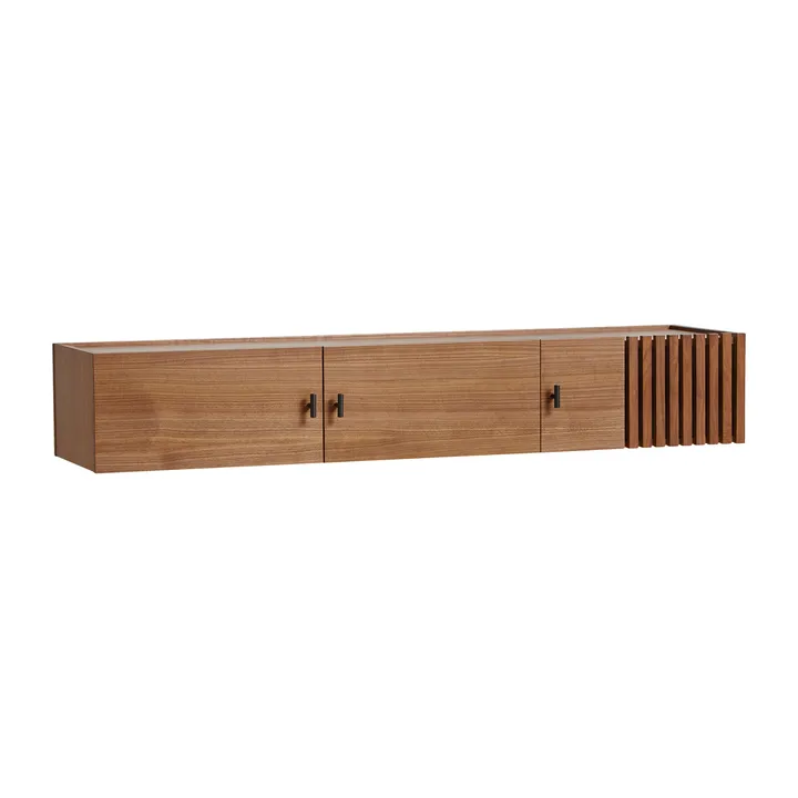 Sideboard Array fixée au mur, 150 cm - Noyer - Woud
