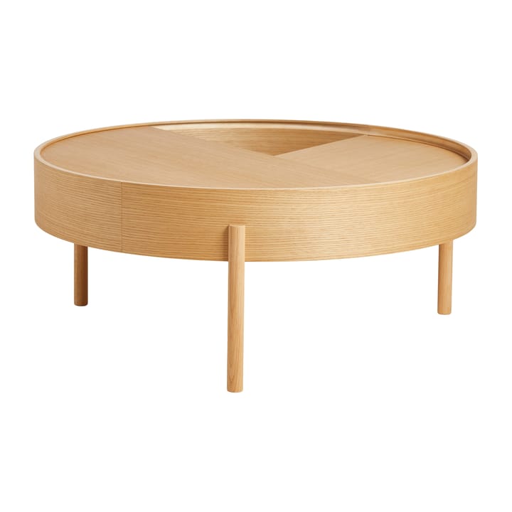 Table basse Arc Ø89 cm - Chêne huilé - Woud