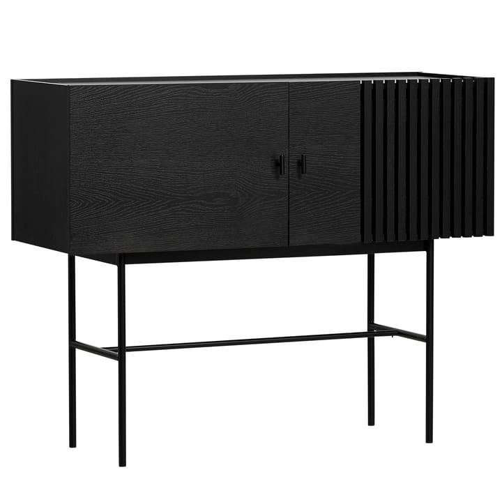 Table d'appoint Array, 120 cm - chêne peint noir - Woud