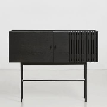 Table d'appoint Array, 120 cm - chêne peint noir - Woud