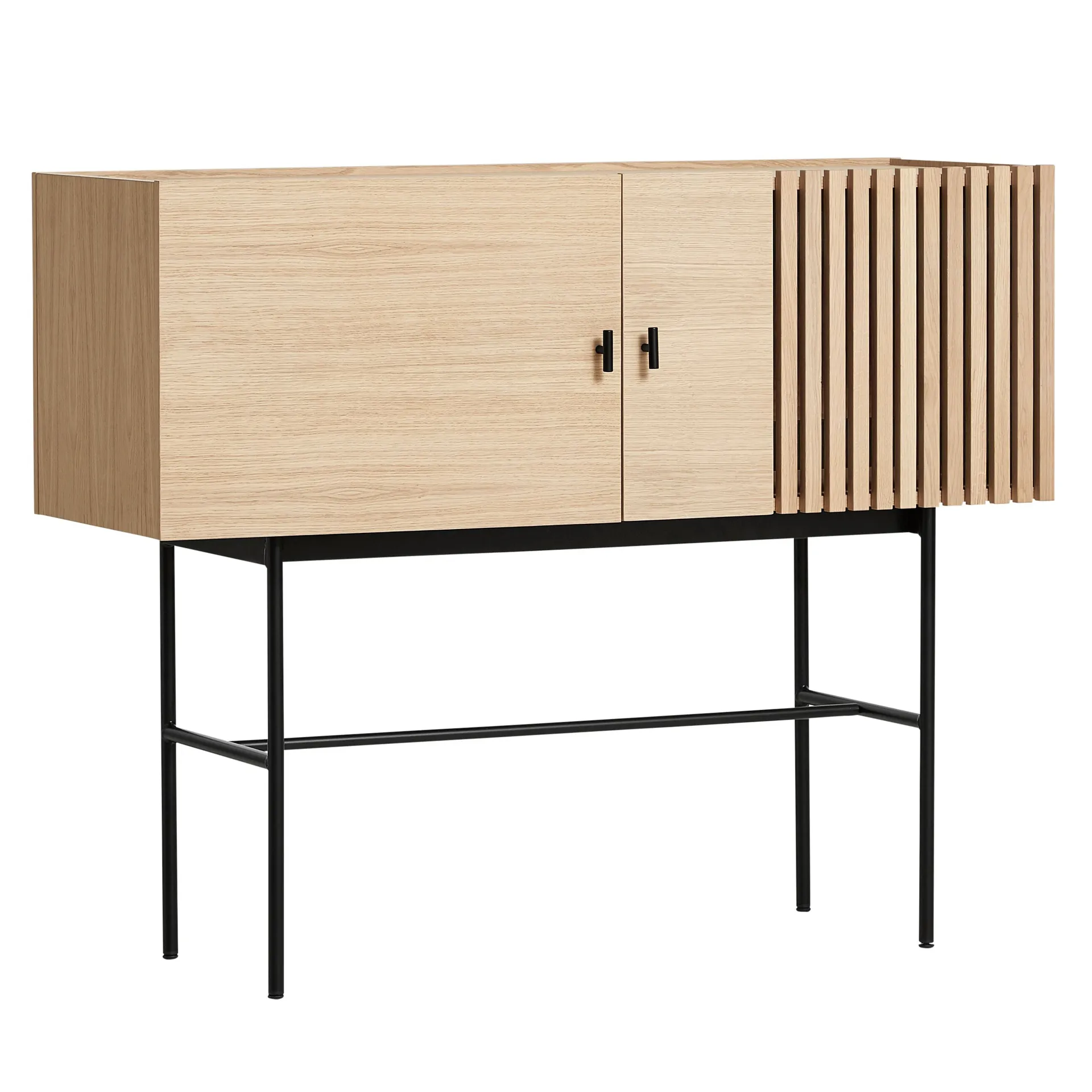 Table d'appoint Array, 120 cm, chêne pigmenté blanc Woud