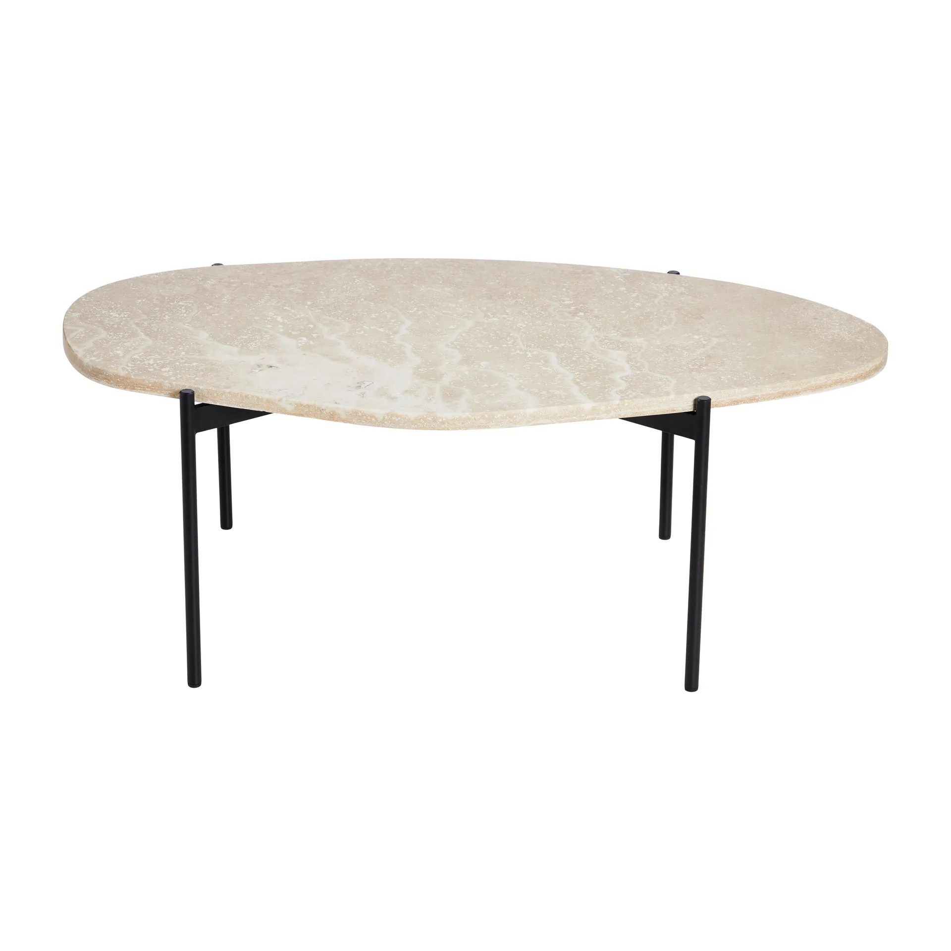 Table d'appoint La Terra, large, Ivoire Woud