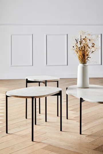Table d'appoint La Terra, medium - Ivoire - Woud