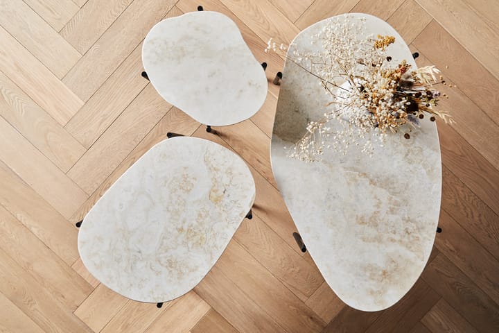 Table d'appoint La Terra, small, Ivoire Woud