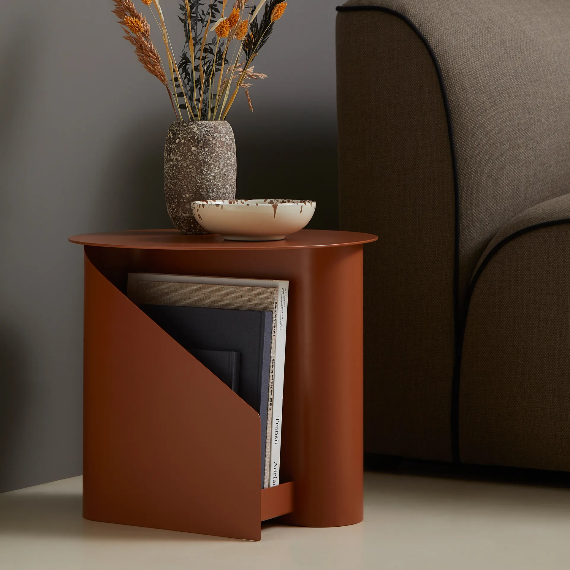 Table d’appoint Sentrum, Burnt orange Woud