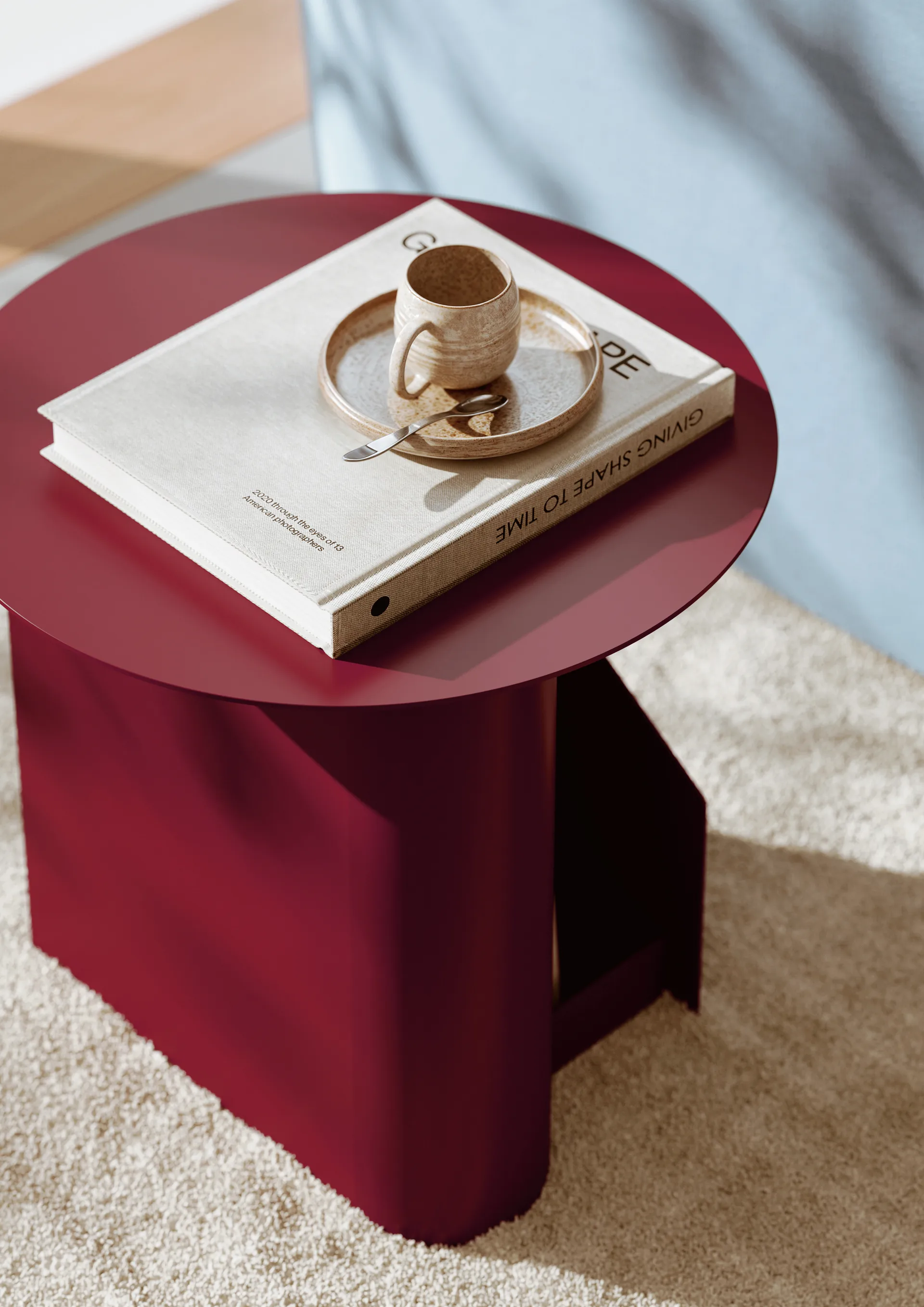 Table d’appoint Sentrum, Deep red Woud