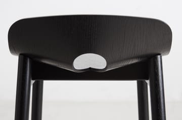 Tabouret de bar Mono 65 cm - Frêne teinté noir - Woud
