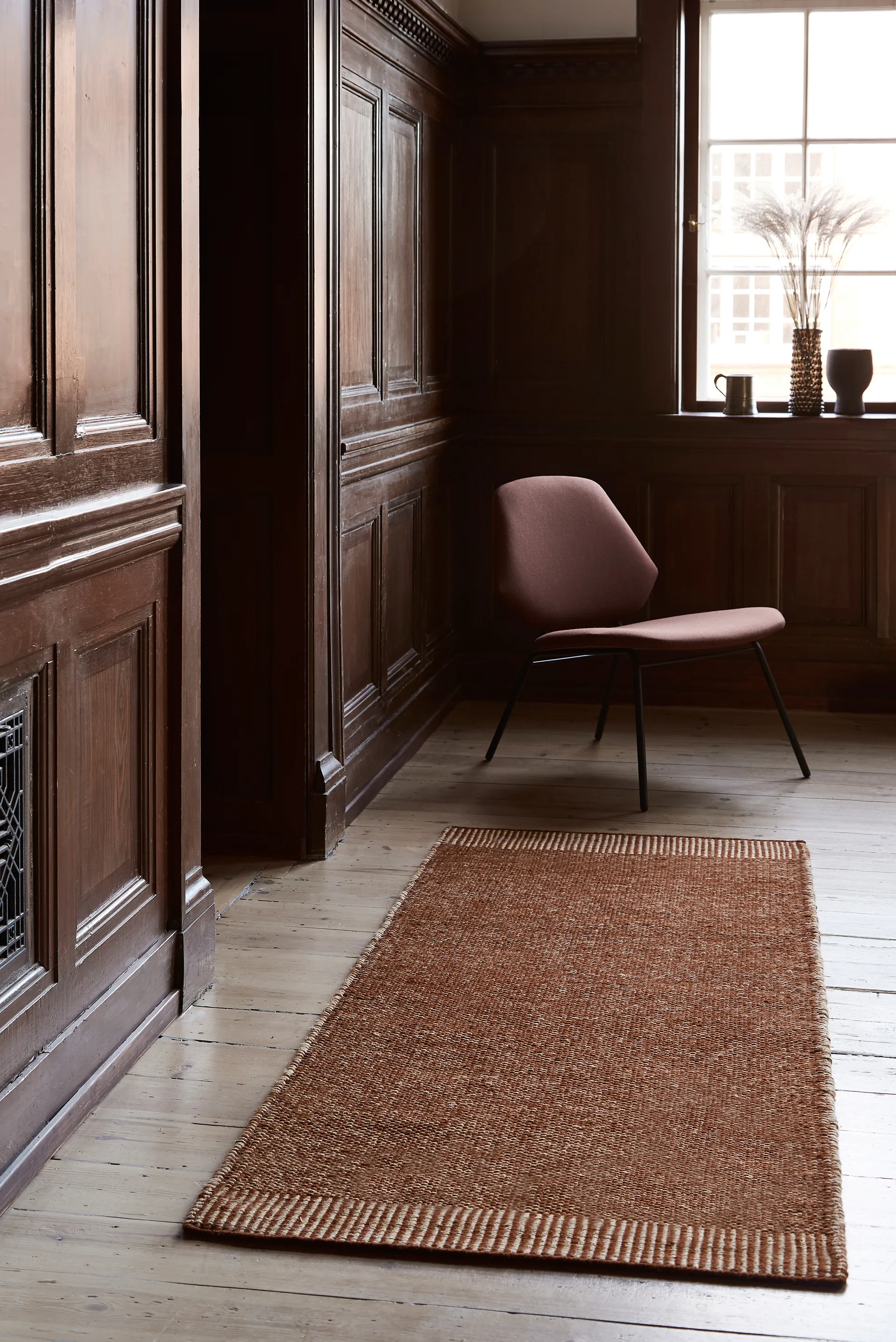 Tapis Rombo rouille, 90x140 cm Woud