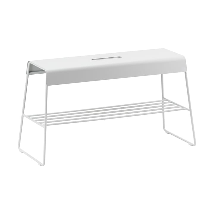 Banc avec étagère A-bench outdoor 45 cm - Soft Grey - Zone Denmark