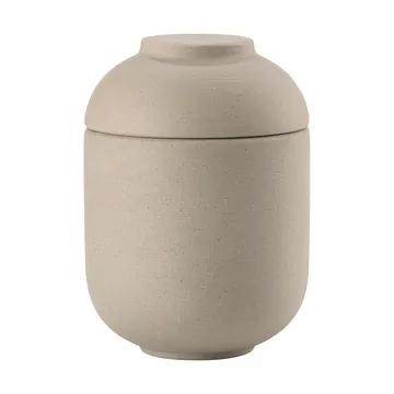 Bocal avec couvercle Sensu Ø6,5x9 cm - Taupe - Zone Denmark