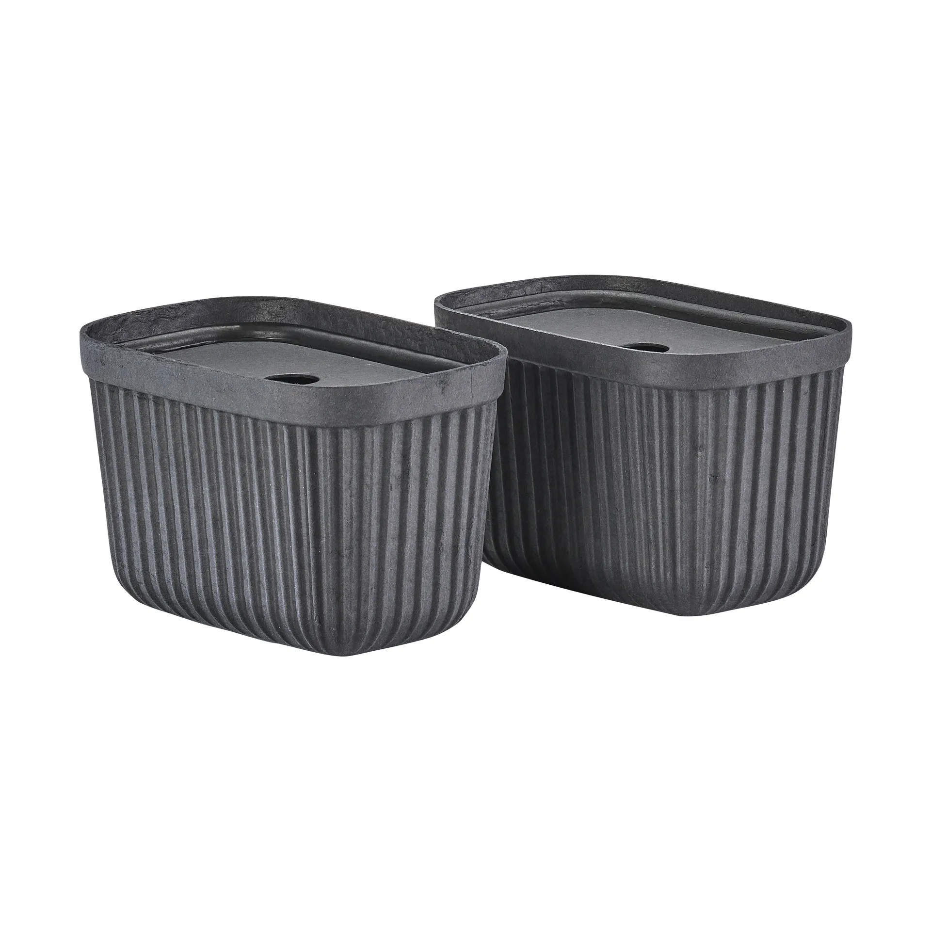 Boîte de rangement Pulp 15x23 cm, lot de 2, Black Zone Denmark