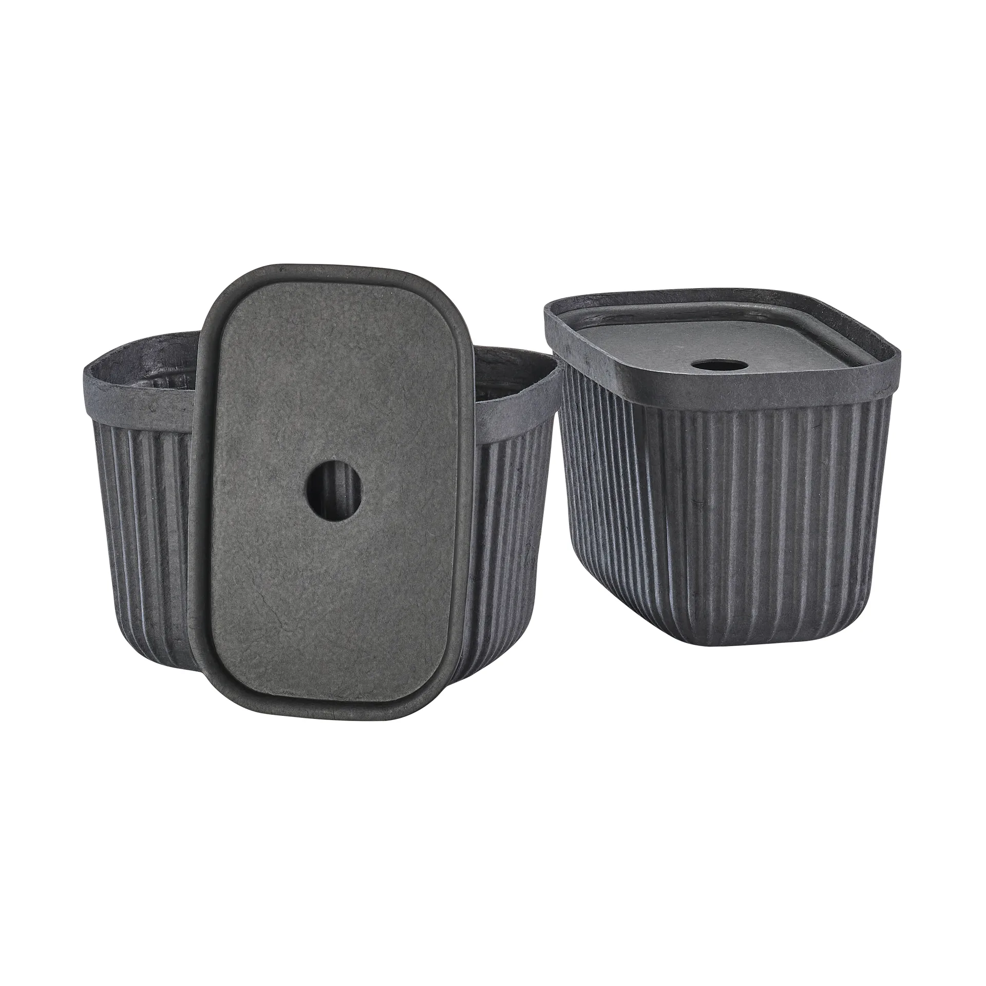 Boîte de rangement Pulp 15x23 cm, lot de 2, Black Zone Denmark