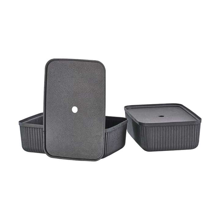 Boîte de rangement Pulp 32x48 cm, lot de 2, Black Zone Denmark