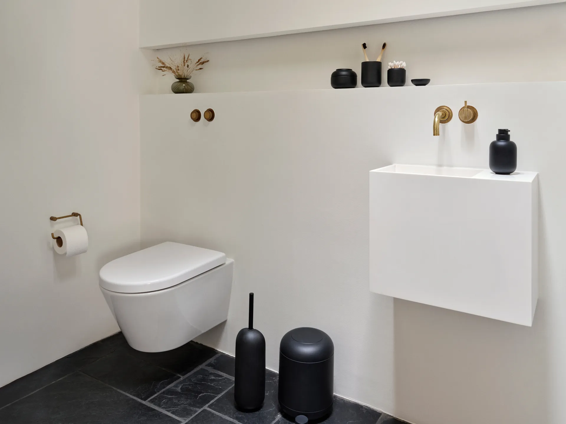 Brosse de toilette Sensu Ø11,8x41 cm, Black Zone Denmark