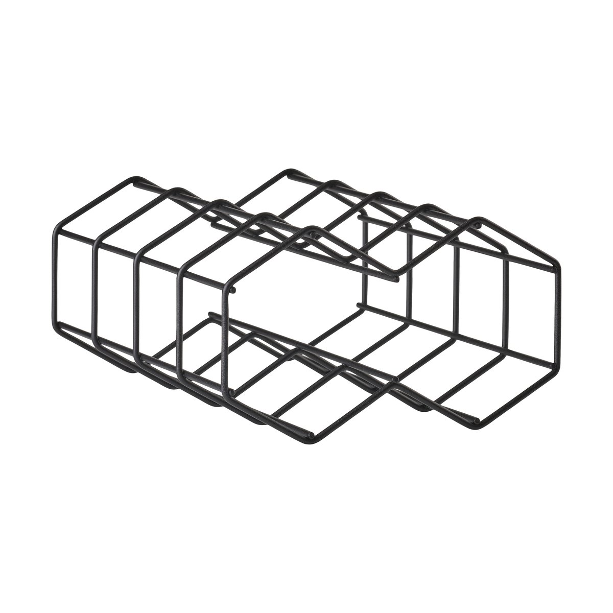 Zone Denmark Casier à vin Rocks 19,5 cm Black | Design Scandinave | Noir