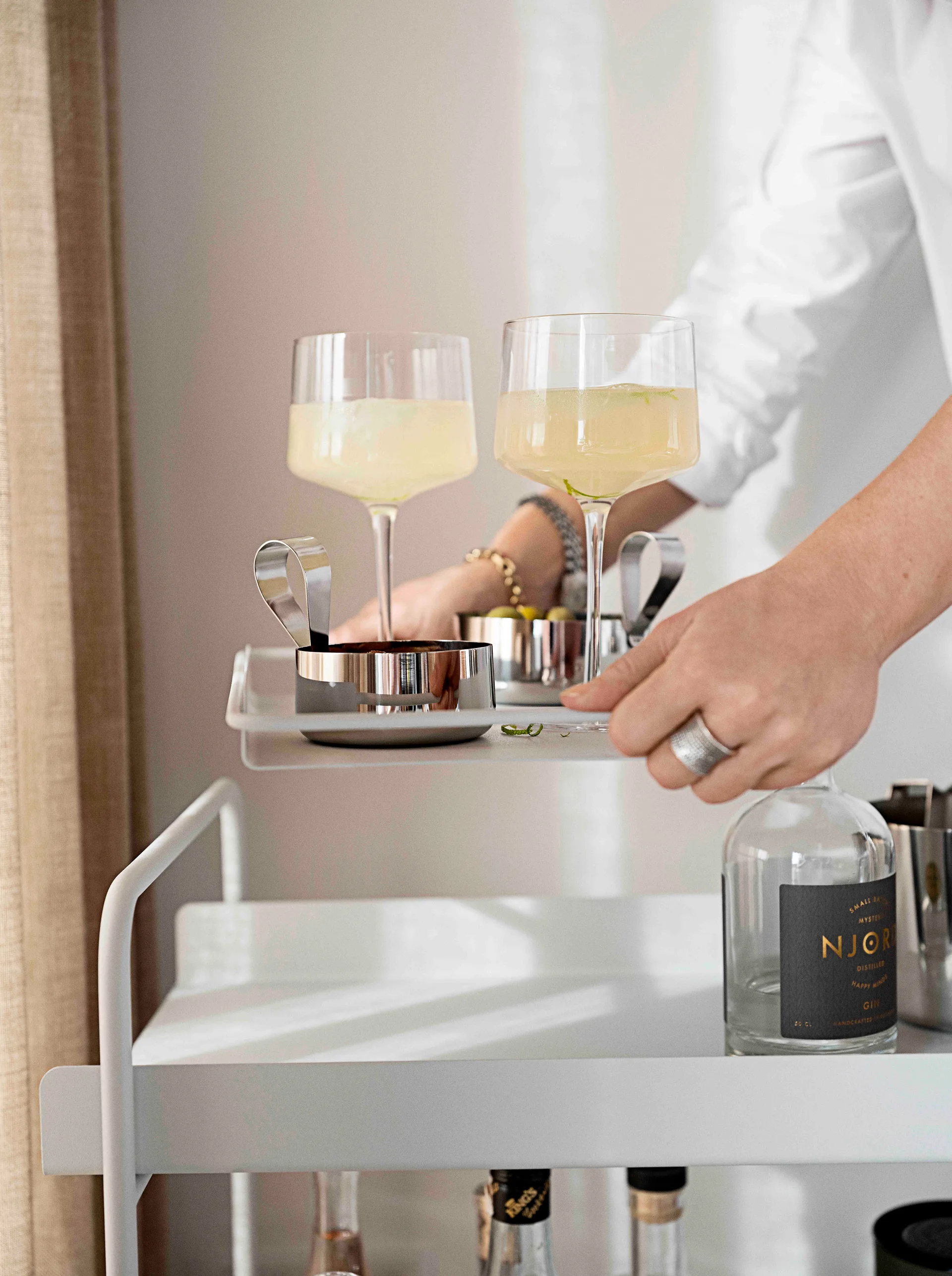 Chariot A-Cocktail, Gris doux Zone Denmark