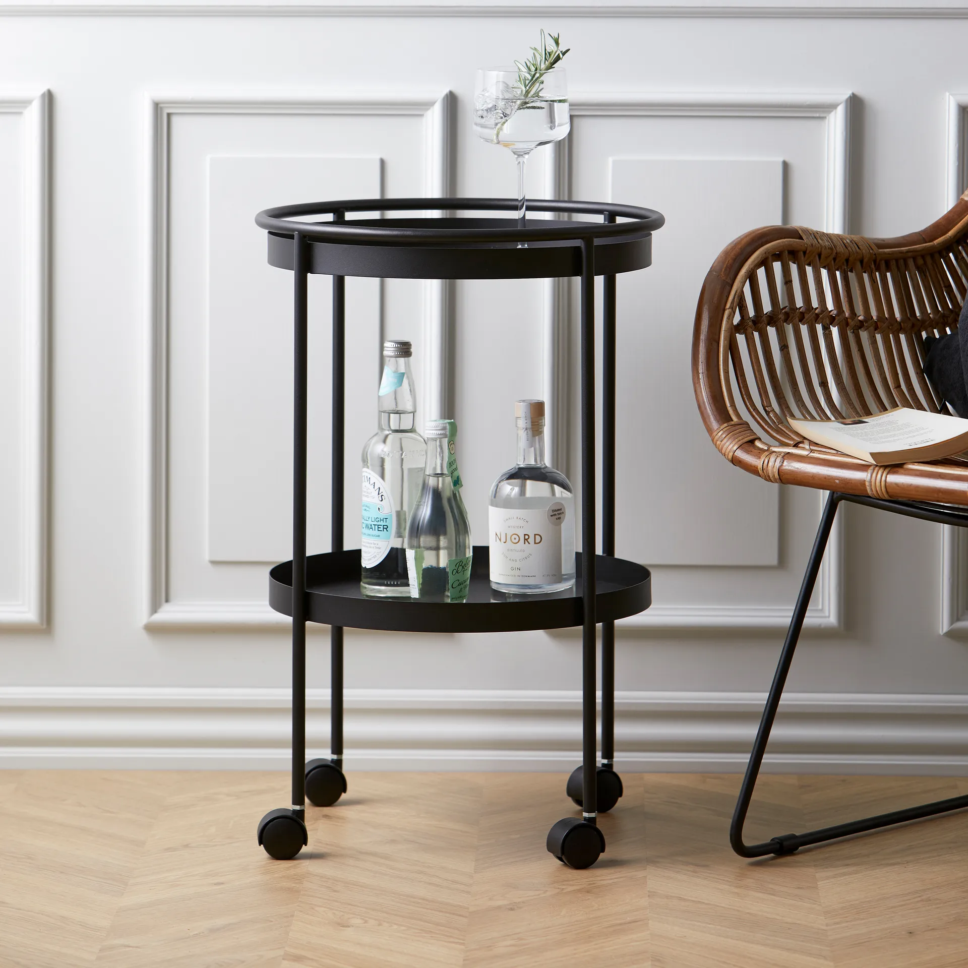 Chariot à roulettes Rocks, Noir Zone Denmark