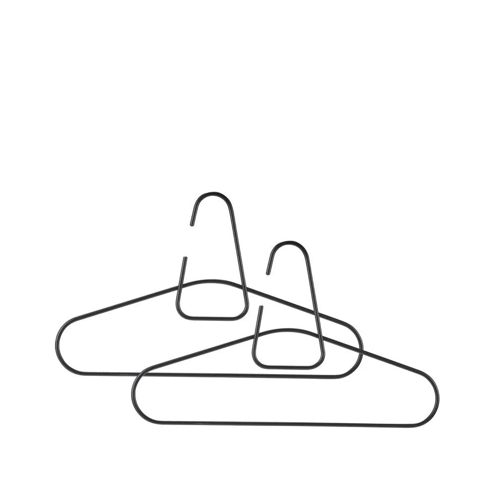 Cintre A-Hange, black, lot de 2 Zone Denmark