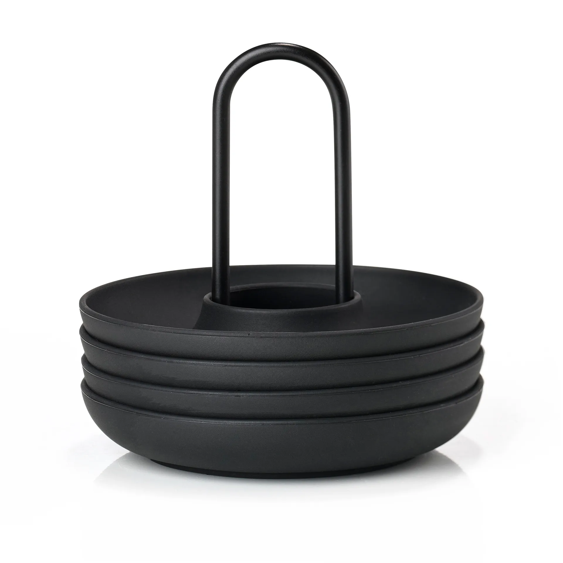 Coquetiers avec support Singles, lot de 4, Black Zone Denmark