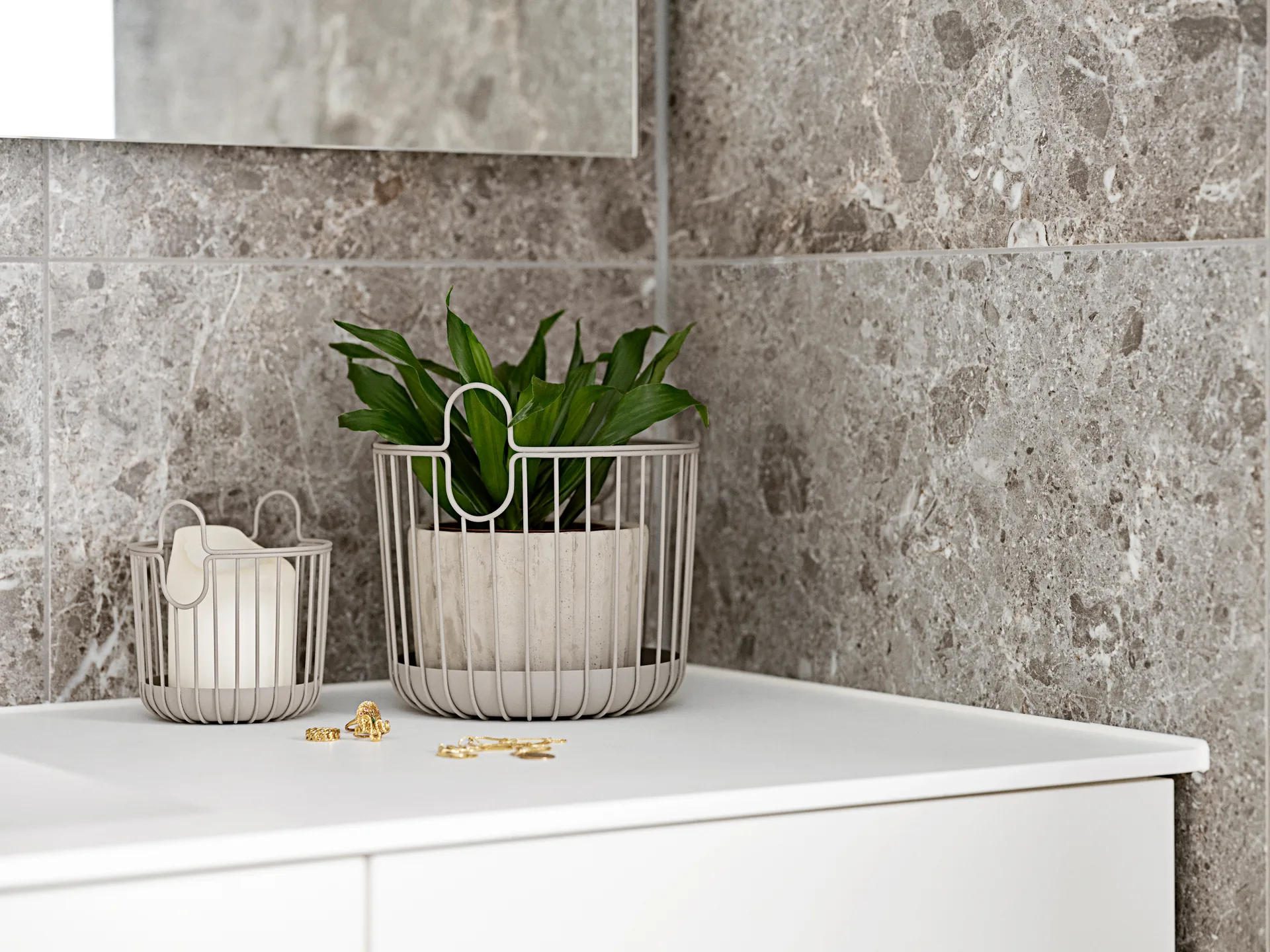 Corbeille Inu 10,5x13,5 cm, Taupe Zone Denmark