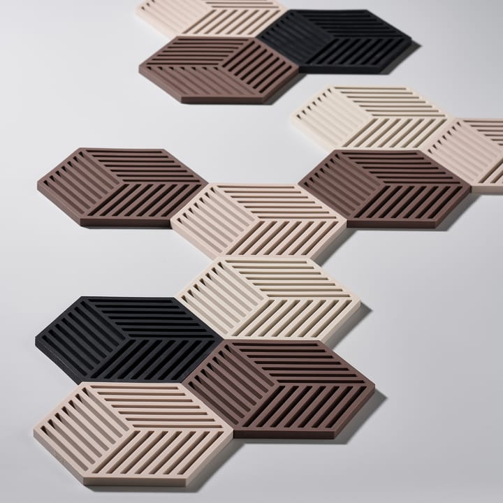 Dessous de plat Hexagon, Chocolate Zone Denmark