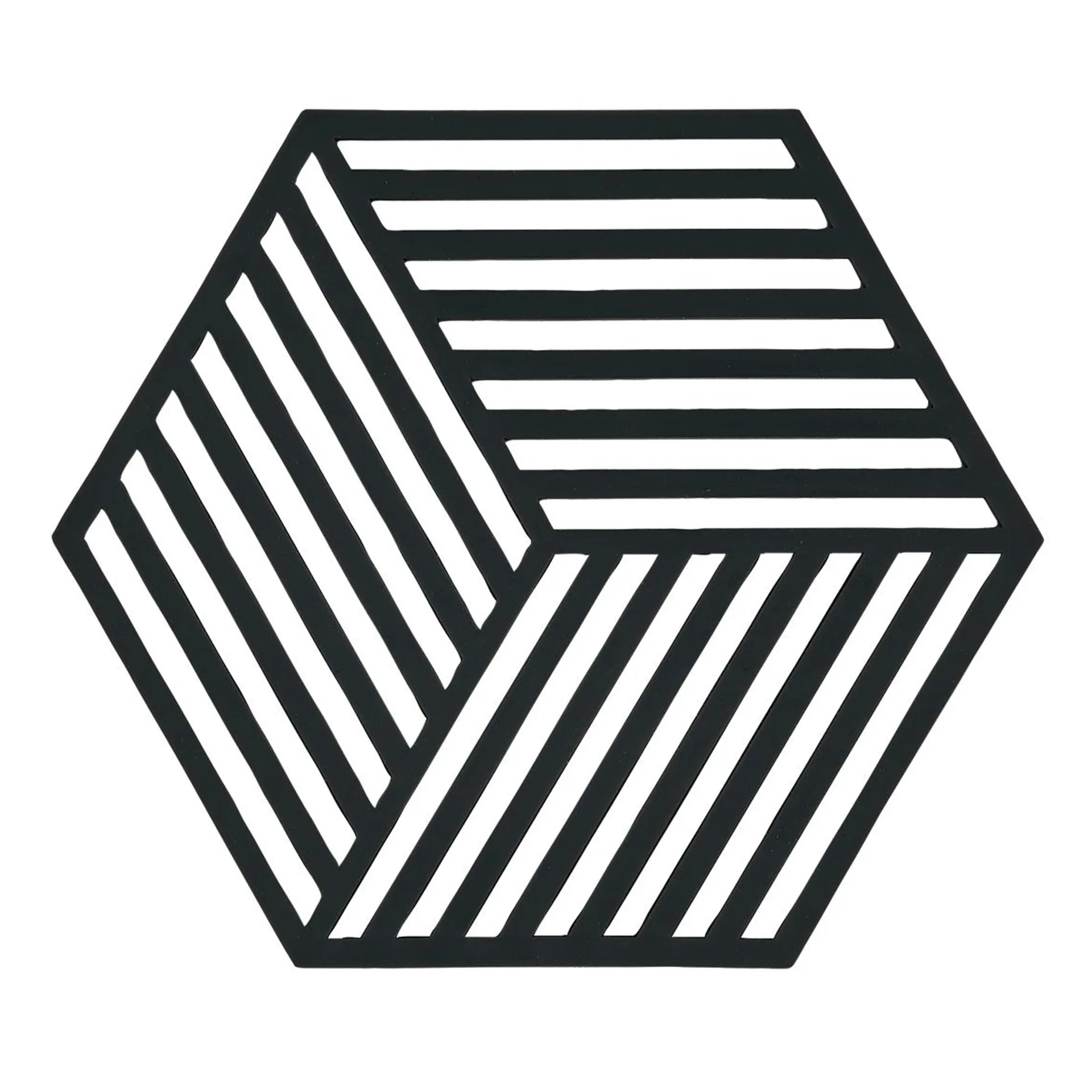 Dessous de plat Hexagon, noir Zone Denmark