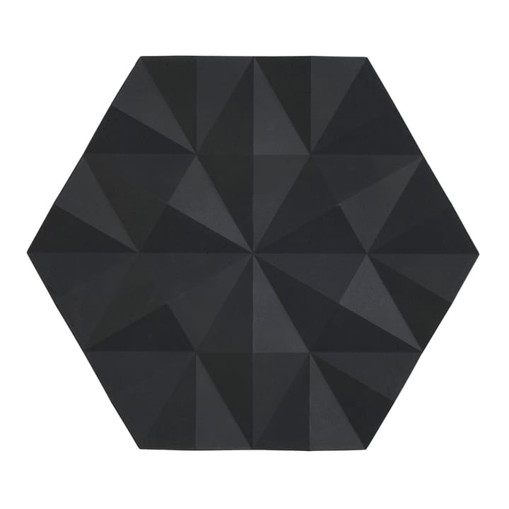 Dessous de plat Ori Facet 14x16 cm - Black - Zone Denmark