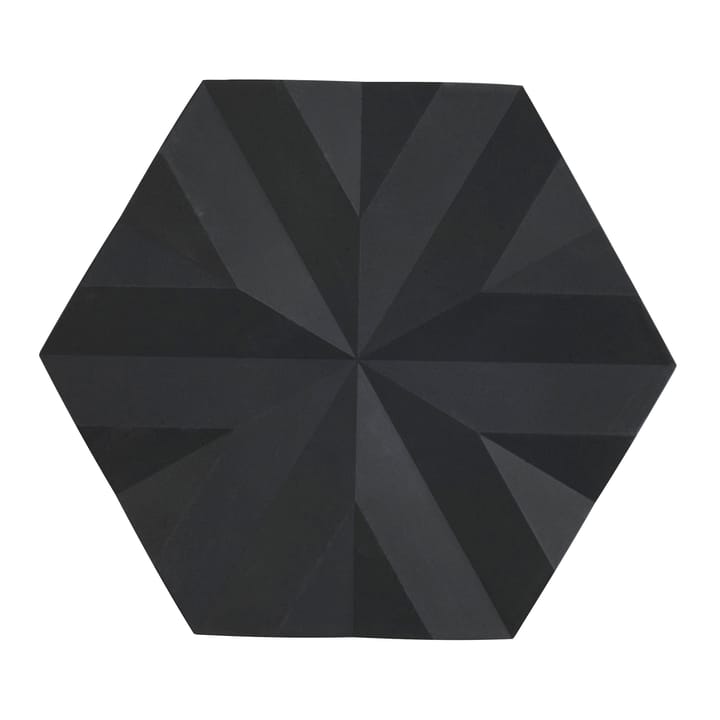 Dessous de plat Ori Flake 14x16 cm - Black - Zone Denmark
