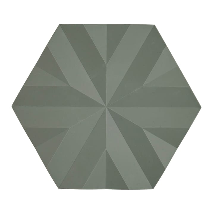 Dessous de plat Ori Flake 14x16 cm - Olive taupe - Zone Denmark
