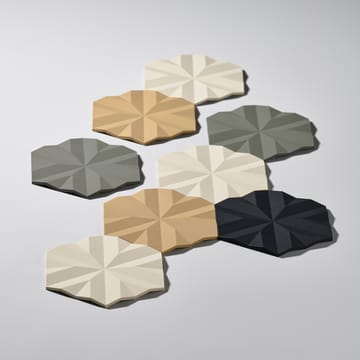 Dessous de plat Ori Flake 14x16 cm - Olive taupe - Zone Denmark