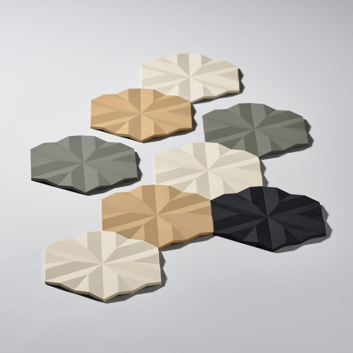 Dessous de plat Ori Flake 14x16 cm, Olive taupe Zone Denmark
