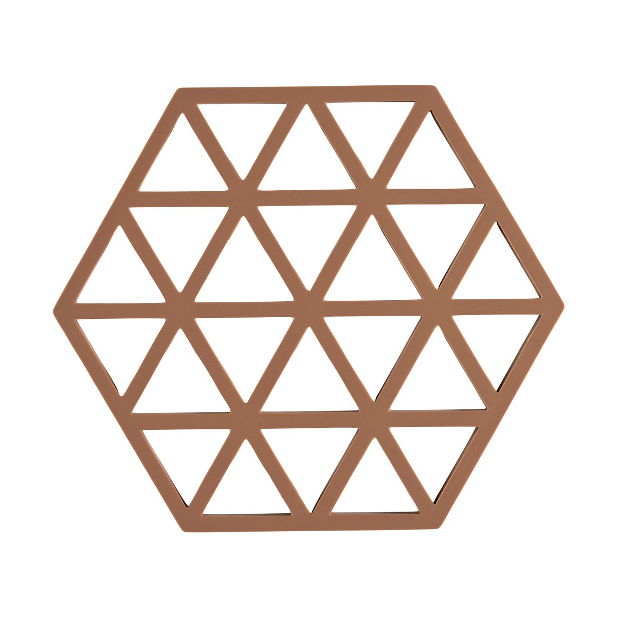 Zone Denmark Dessous de plat Triangle Almond | Design Scandinave | Dessous de plats | Marron