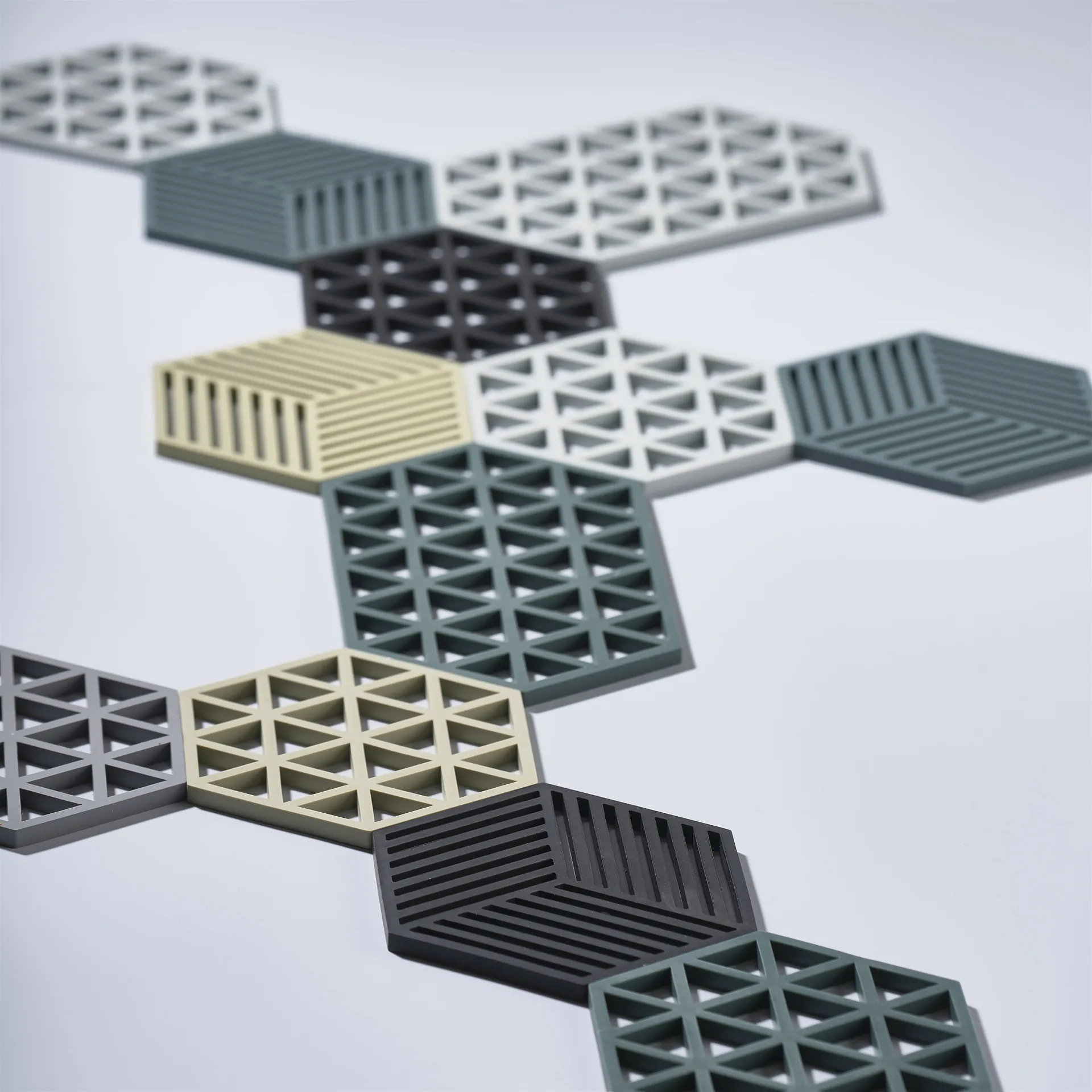 Dessous de plat Triangle, Cool grey Zone Denmark