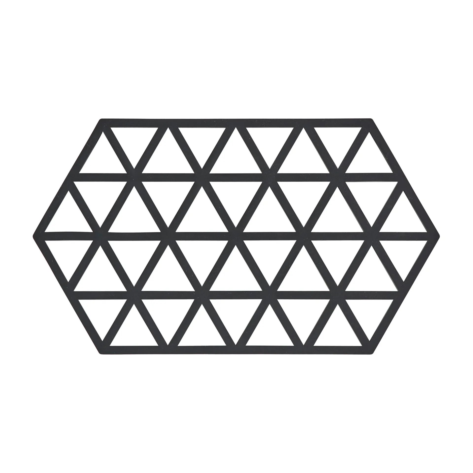 Dessous de plat Triangles 14x24 cm, Black Zone Denmark